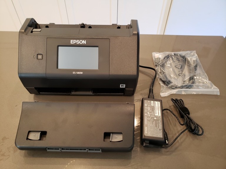 Review: Epson Workforce ES-580W WiFi Color Duplex Desktop Scanner with ...