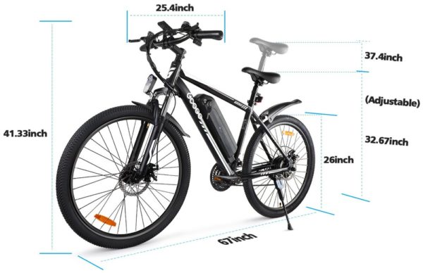 Review: Googo SY26 Electric Mountain Bike (vs Metakoo Cybertrack 100 ...