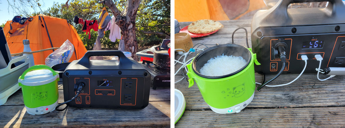 CHACEEF Mini Rice Cooker 2-Cups Review & Test  1.2L Portable Non-Stick  Small Travel Rice Cooker 