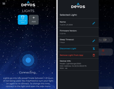 Devos App: Settings